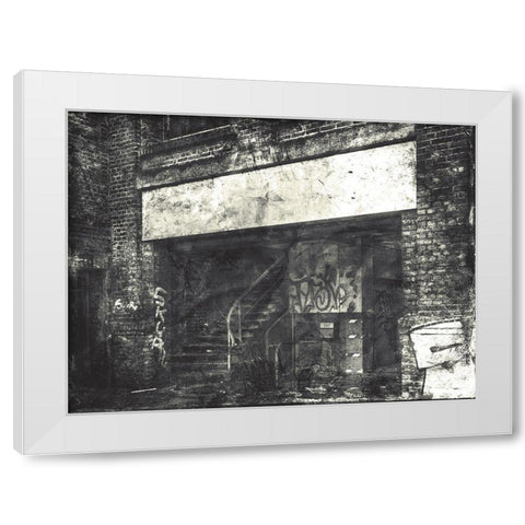 Industrial Life Mate White Modern Wood Framed Art Print by Villa, Mlli