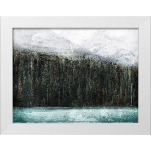 Look At The Trees White Modern Wood Framed Art Print by Villa, Mlli