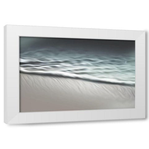 Water Cool Abstracts White Modern Wood Framed Art Print by Villa, Mlli