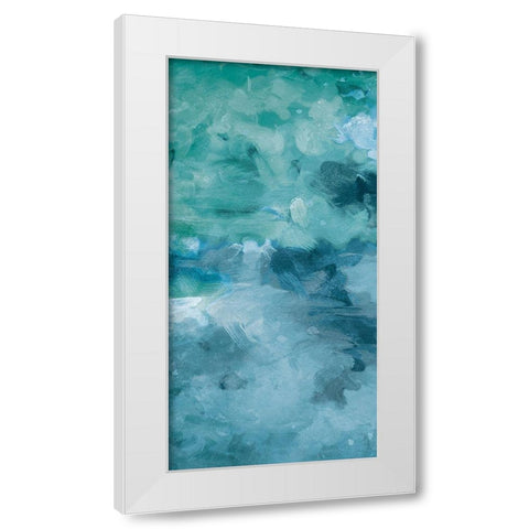 Cloudy Piece Two White Modern Wood Framed Art Print by Villa, Mlli