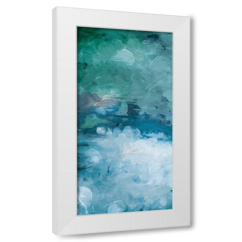 Cloudy Piece Again White Modern Wood Framed Art Print by Villa, Mlli