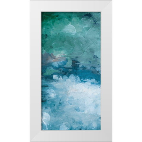 Cloudy Piece Again White Modern Wood Framed Art Print by Villa, Mlli