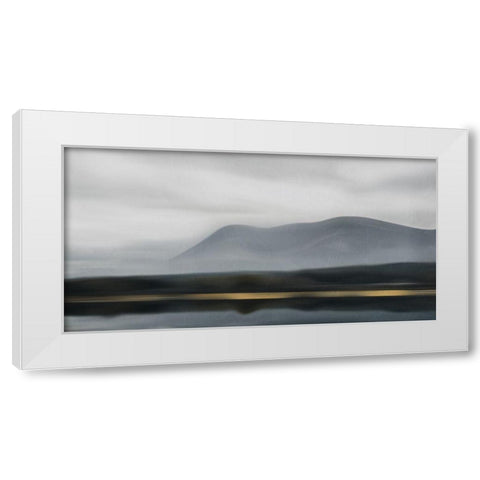 See Through The Fog White Modern Wood Framed Art Print by Villa, Mlli