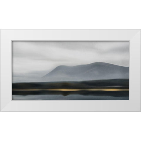 See Through The Fog White Modern Wood Framed Art Print by Villa, Mlli