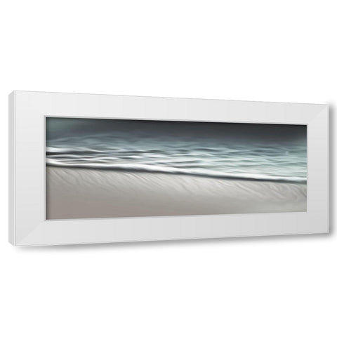 Water Cool Abstracts White Modern Wood Framed Art Print by Villa, Mlli