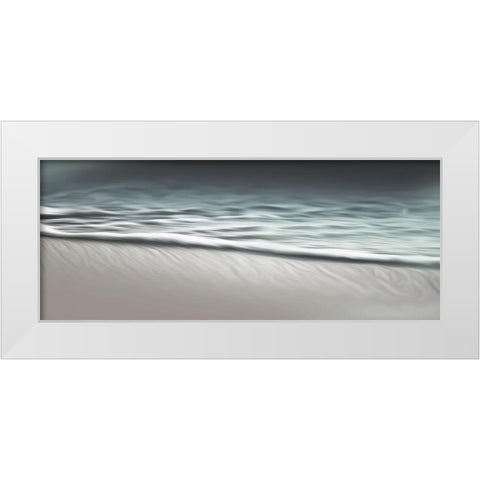 Water Cool Abstracts White Modern Wood Framed Art Print by Villa, Mlli