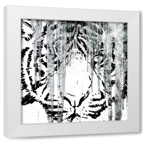 Look Into My Ice White Modern Wood Framed Art Print by Villa, Mlli