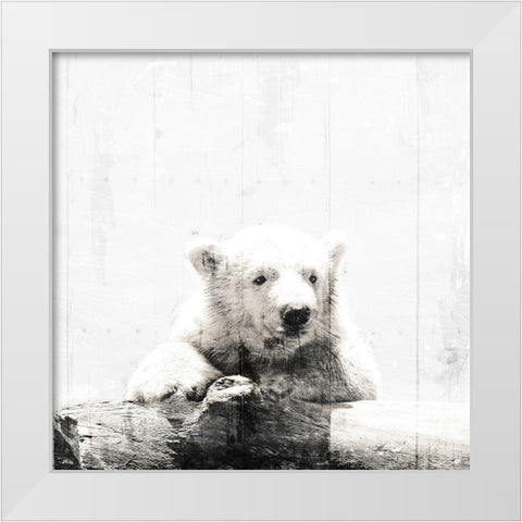 Polar Looks White White Modern Wood Framed Art Print by Villa, Mlli