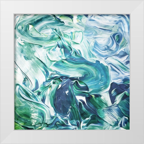 No Path White Modern Wood Framed Art Print by Villa, Mlli
