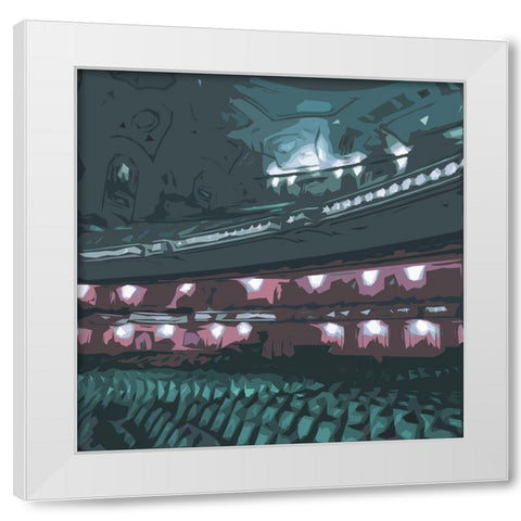 Calm Media Four White Modern Wood Framed Art Print by Villa, Mlli