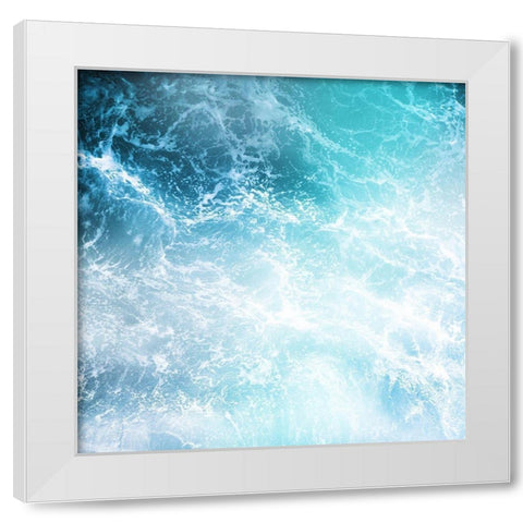 Is It Waves White Modern Wood Framed Art Print by Villa, Mlli