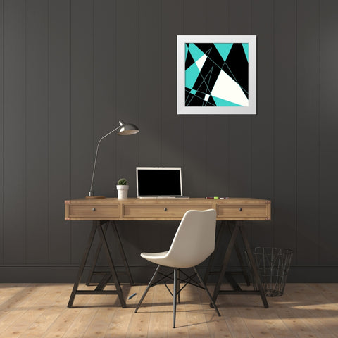 Which Way White Modern Wood Framed Art Print by Villa, Mlli