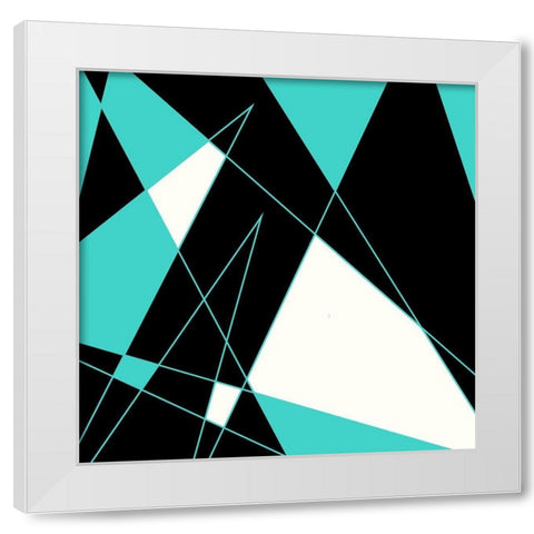 Which Way White Modern Wood Framed Art Print by Villa, Mlli