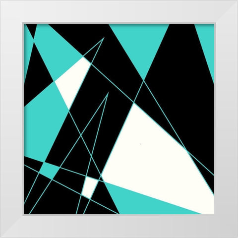 Which Way White Modern Wood Framed Art Print by Villa, Mlli