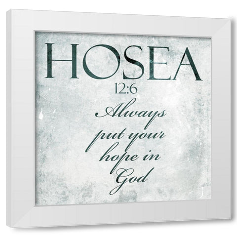Bold Hope White Modern Wood Framed Art Print by Villa, Mlli