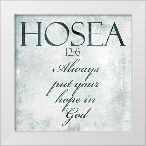 Bold Hope White Modern Wood Framed Art Print by Villa, Mlli