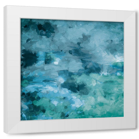 More Cloudy With Chance White Modern Wood Framed Art Print by Villa, Mlli