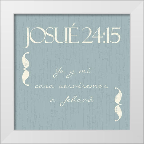 Josue Yo White Modern Wood Framed Art Print by Villa, Mlli