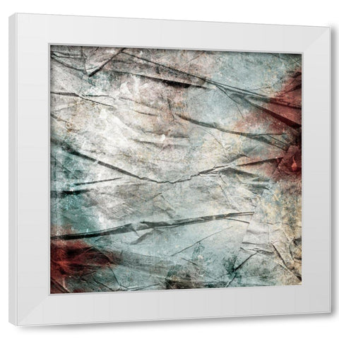 Fold White Modern Wood Framed Art Print by Villa, Mlli
