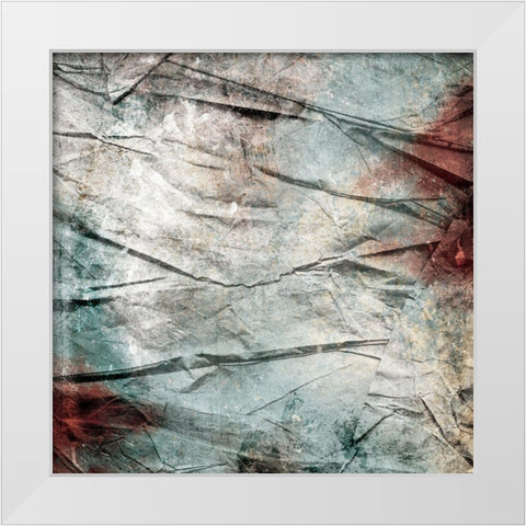 Fold White Modern Wood Framed Art Print by Villa, Mlli