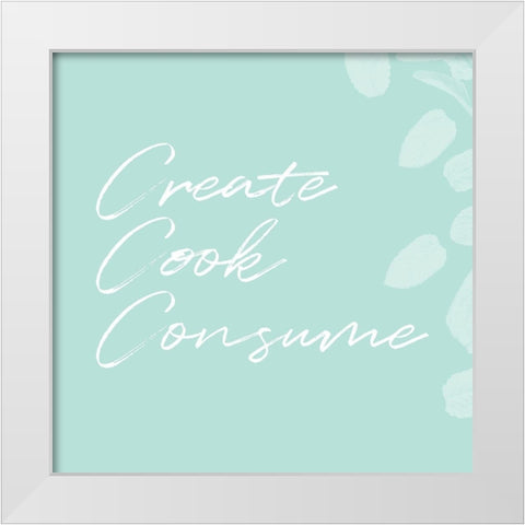 CCC White Modern Wood Framed Art Print by Villa, Mlli
