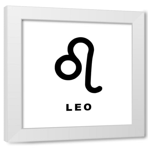 Leo White Modern Wood Framed Art Print by Villa, Milli