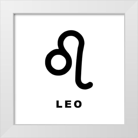 Leo White Modern Wood Framed Art Print by Villa, Milli
