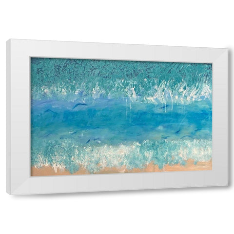 Innocent Perception White Modern Wood Framed Art Print by Spina, Phyllis