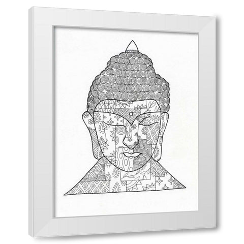 Religious Intent White Modern Wood Framed Art Print by Varacek, Pam
