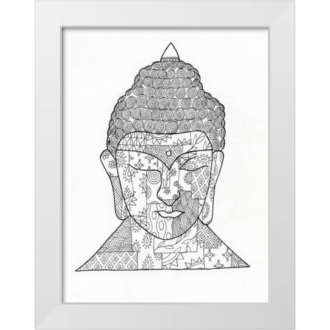 Religious Intent White Modern Wood Framed Art Print by Varacek, Pam