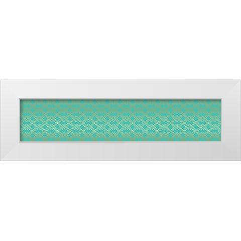 Hello Beautiful Pattern White Modern Wood Framed Art Print by Allen, Candace