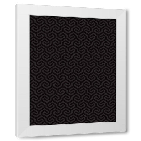 Modern Drama Fleur GEO 2 White Modern Wood Framed Art Print by Allen, Candace