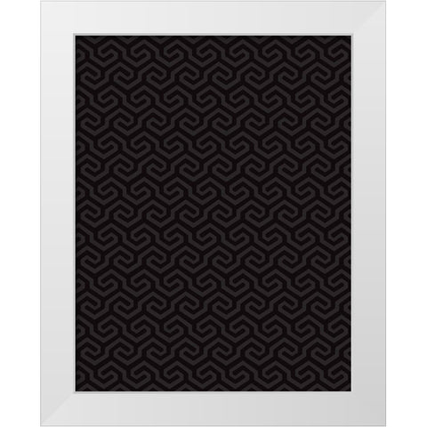 Modern Drama Fleur GEO 2 White Modern Wood Framed Art Print by Allen, Candace
