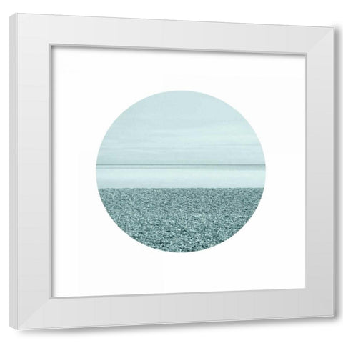 Window Into The Sea 1 White Modern Wood Framed Art Print by Allen, Candace