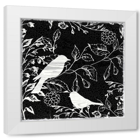 Bird Silo White Modern Wood Framed Art Print by Lula Bijoux and Company
