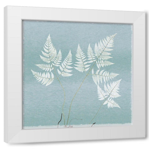 Spring Eden Floral 1 White Modern Wood Framed Art Print by Lula Bijoux And Company