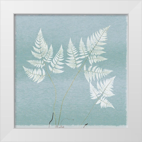 Spring Eden Floral 1 White Modern Wood Framed Art Print by Lula Bijoux And Company