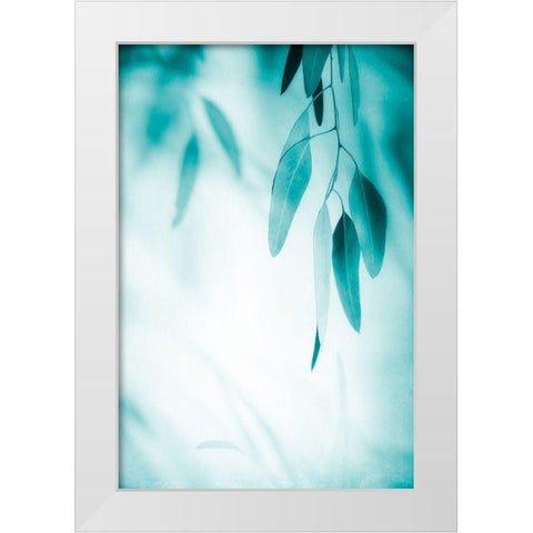 Emerald Variation 1 White Modern Wood Framed Art Print by Poinski, Dianne