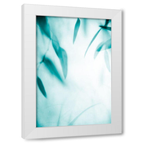 Emerald Variation 2 White Modern Wood Framed Art Print by Poinski, Dianne