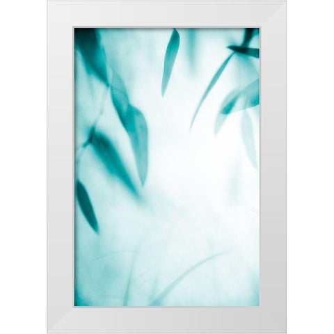 Emerald Variation 2 White Modern Wood Framed Art Print by Poinski, Dianne