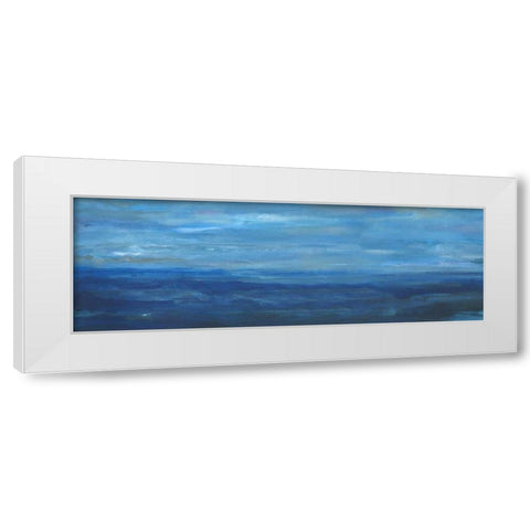Infinite Ocean 1 White Modern Wood Framed Art Print by Haynes, Smith