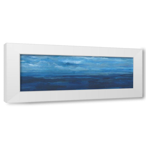 Infinite Ocean 2 White Modern Wood Framed Art Print by Haynes, Smith