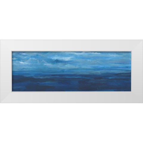 Infinite Ocean 2 White Modern Wood Framed Art Print by Haynes, Smith