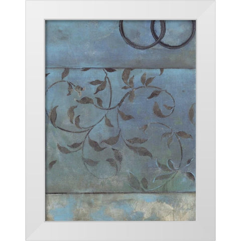 . White Modern Wood Framed Art Print by Haynes, Smith