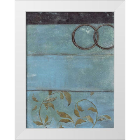 . White Modern Wood Framed Art Print by Haynes, Smith