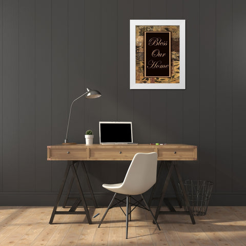. White Modern Wood Framed Art Print by Haynes, Smith