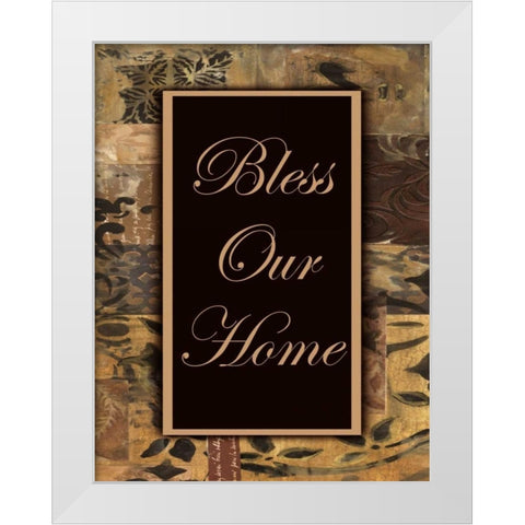 . White Modern Wood Framed Art Print by Haynes, Smith