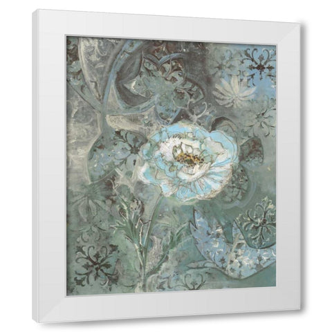 . White Modern Wood Framed Art Print by Haynes, Smith