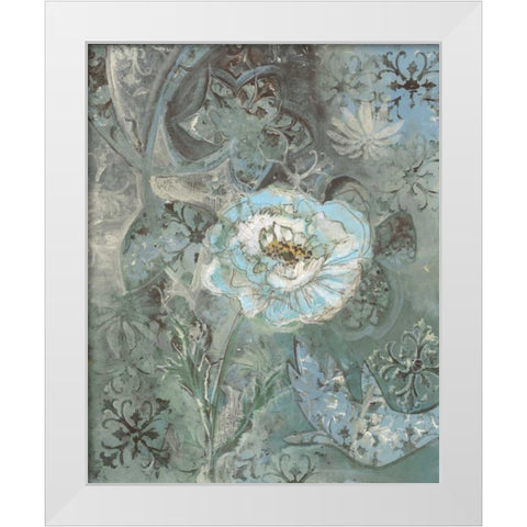 . White Modern Wood Framed Art Print by Haynes, Smith
