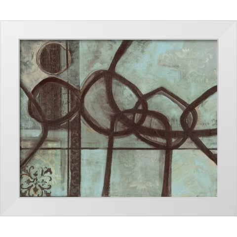 . White Modern Wood Framed Art Print by Haynes, Smith